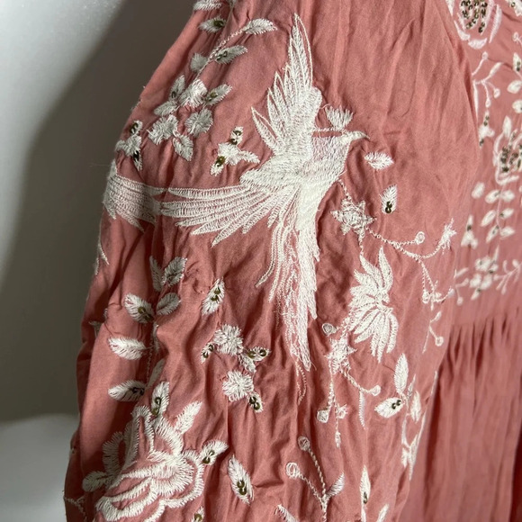 Free People - Bridget Babydoll Embroidered Mini Dress - Picture 5 of 8